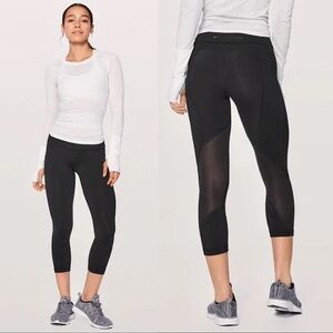 Lululemon Run Inspire crop legging pants size 8